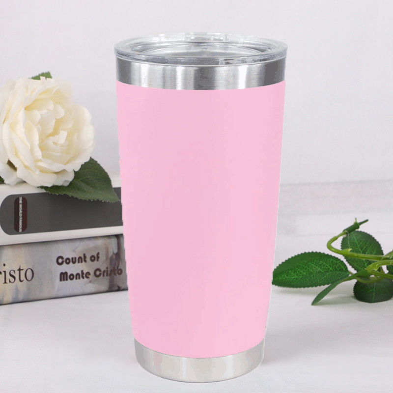 20oz double-layer stainless steel vacuum car mug - LLM International, LLC